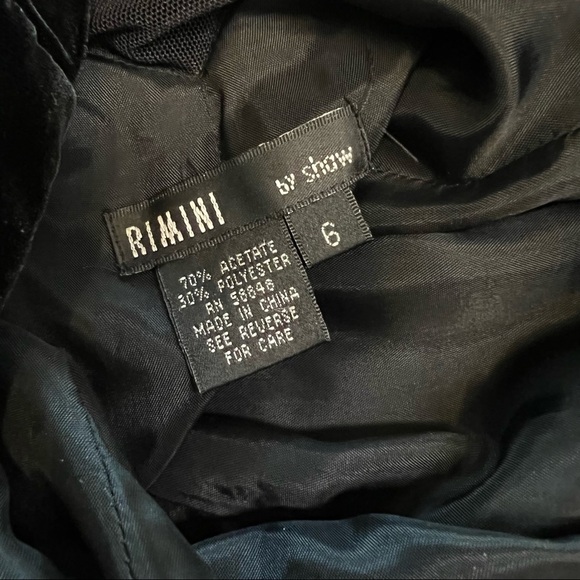 VINTAGE Black Velvet Halter Neck‎ Thigh Slit Racerback Mesh Panel Column Gown - Picture 4 of 5